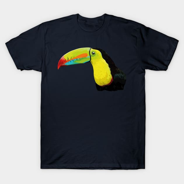 Green-billed toucan T-Shirt by obscurite